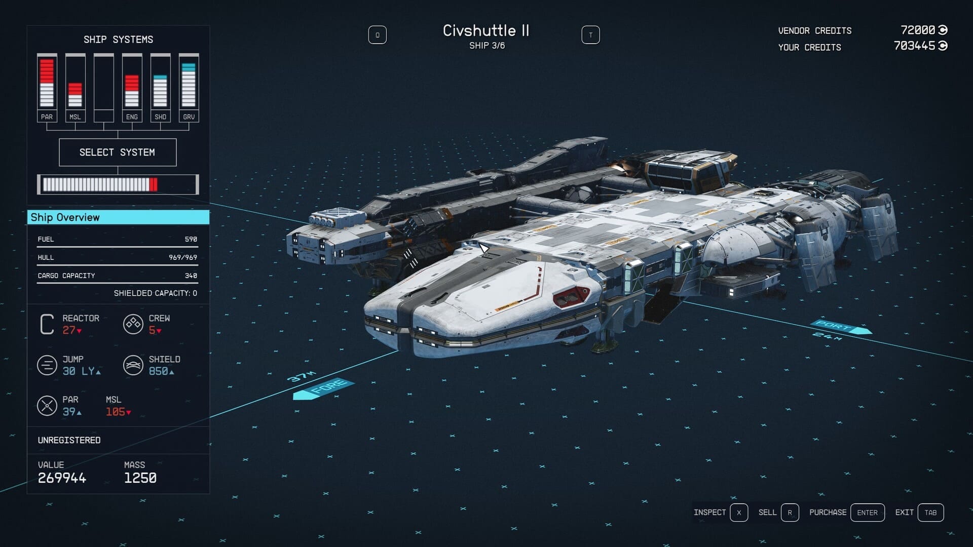 Civshuttle II - Class C (269,944 Credits)