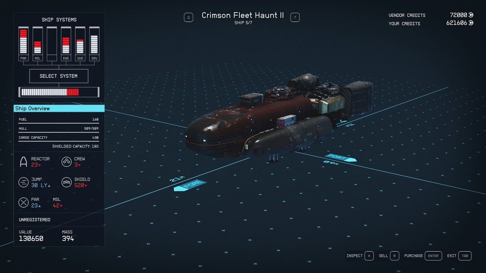 Crimson Fleet Haunt II - Class A (130,650 Credits)