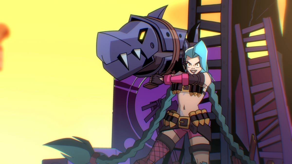 Jinx makes an appearance as a character in the new Convergence: A League of Legends Story.