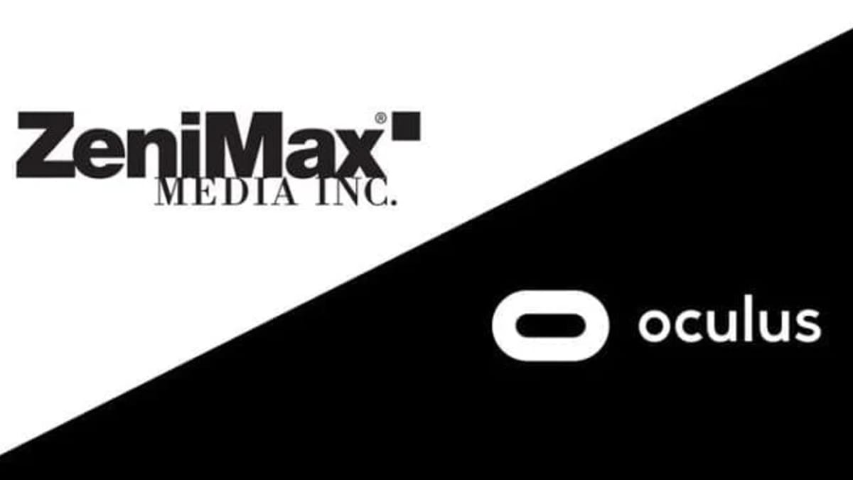 The Zenimax Media logo and the Oculus logo can be seen