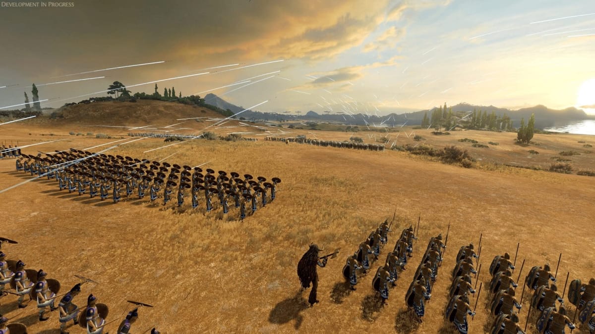 Total War Saga Troy Battle Gameplay