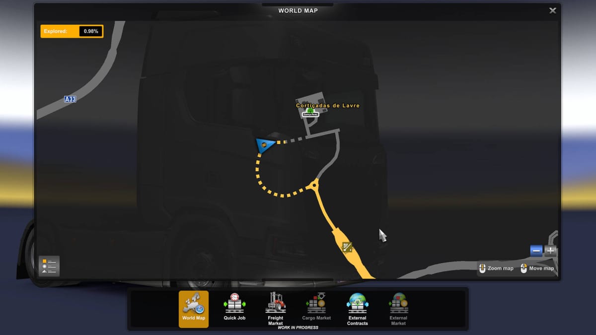 American Truck Simulator Exploration unmarked roads