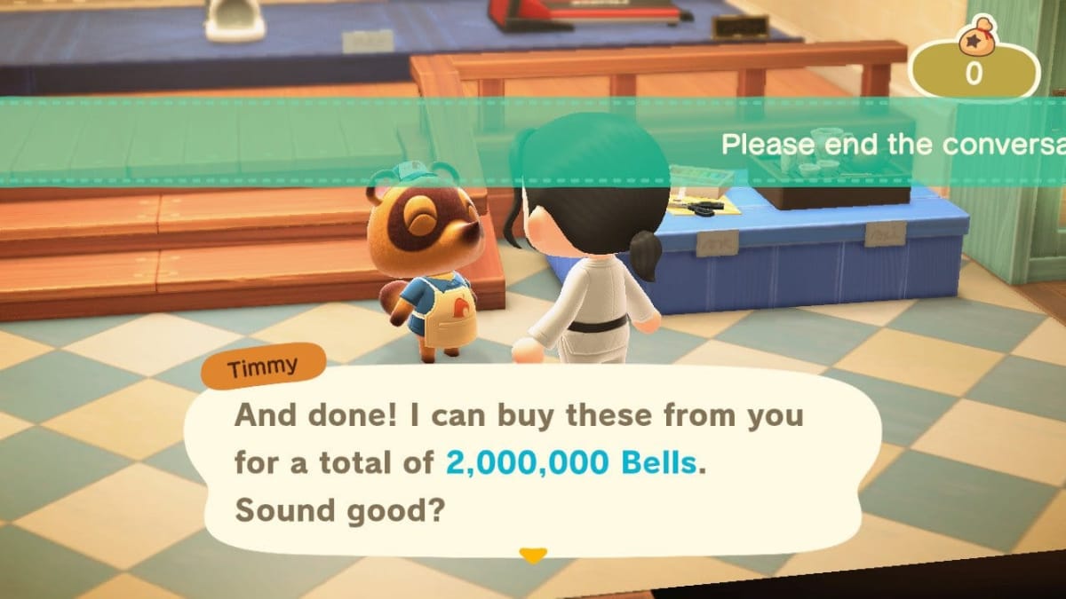Animal Crossing Turnip Sale selling
