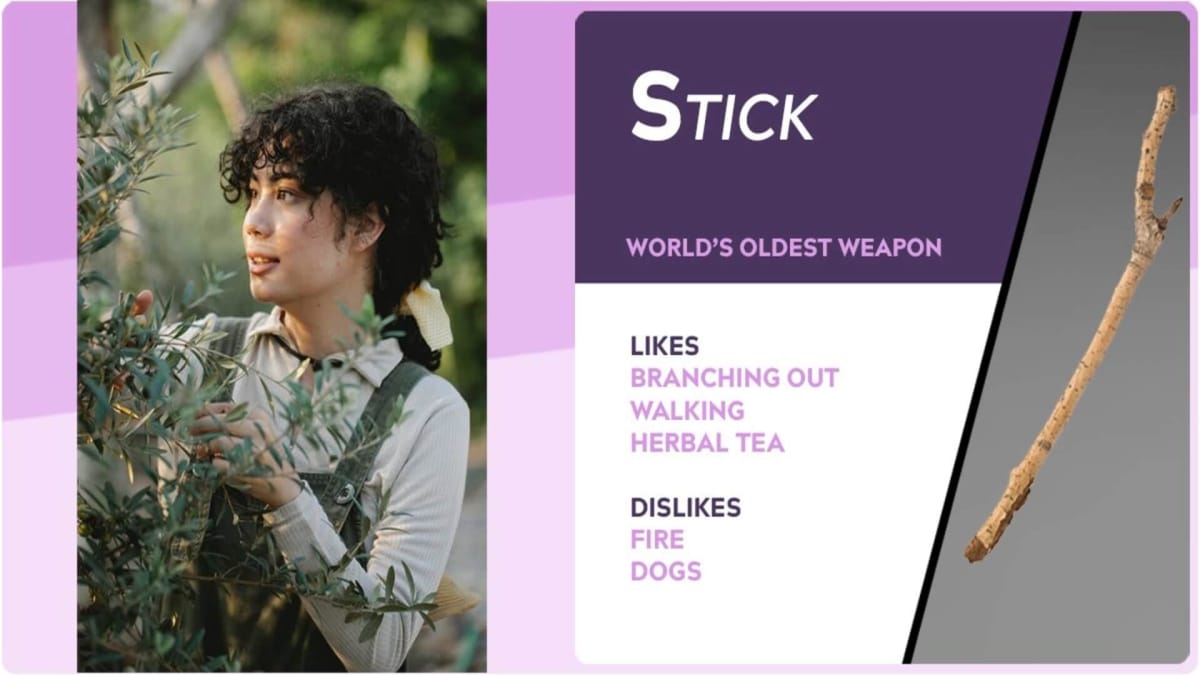 Stick, a supposedly rejected character from Boyfriend Dungeon, revealed on April Fools' day.