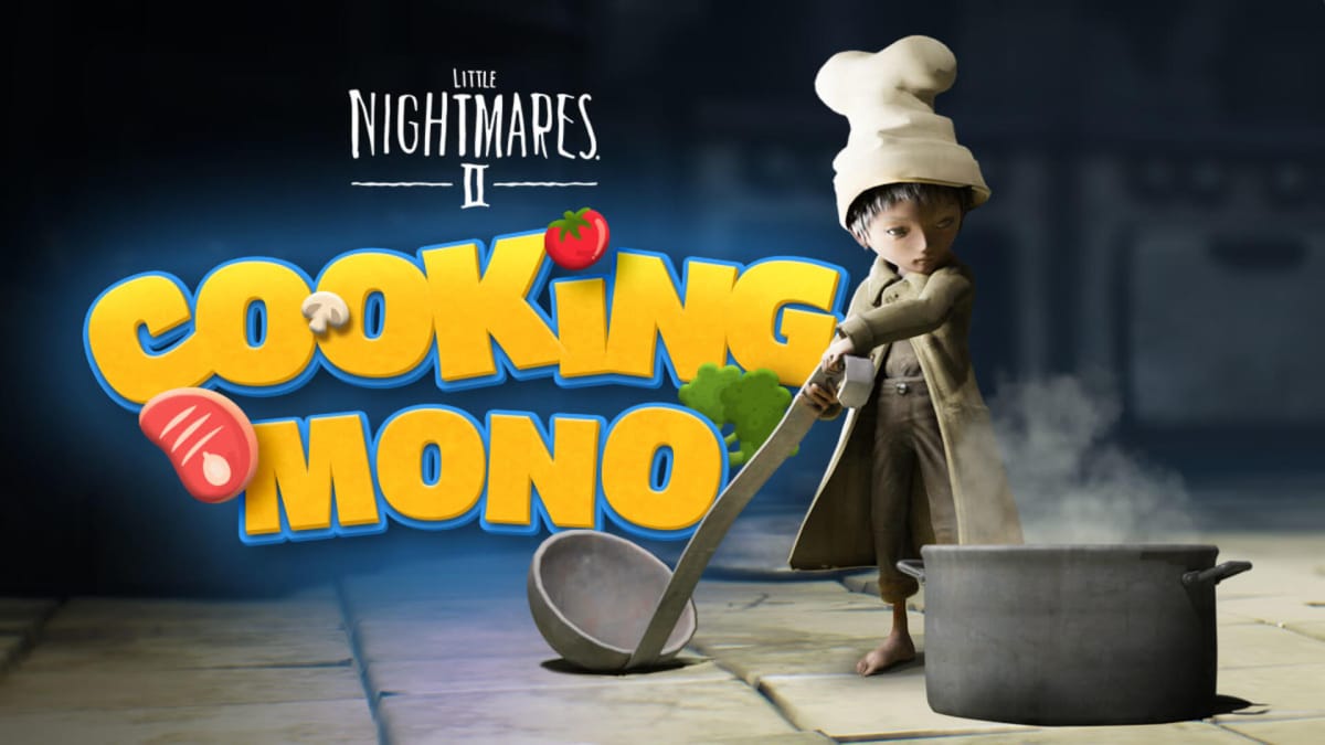 Promo art for Cooking Mono, an April Fool's joke from Little Nightmares.