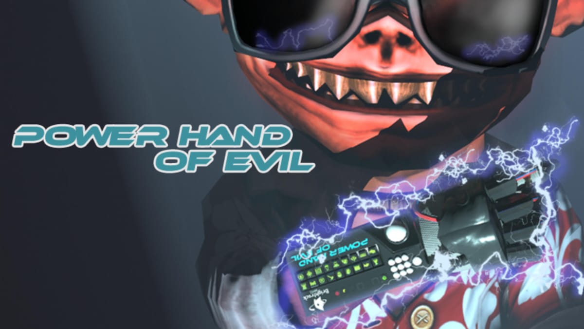 The Power Hand of Evil peripheral introduced for War with the Overworld on April Fools'.