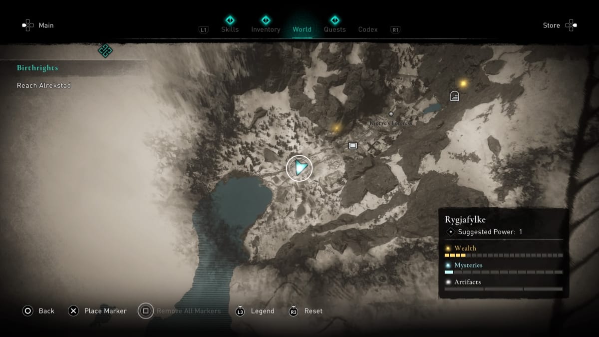 Assassin's Creed Valhalla: Rigjafylke map