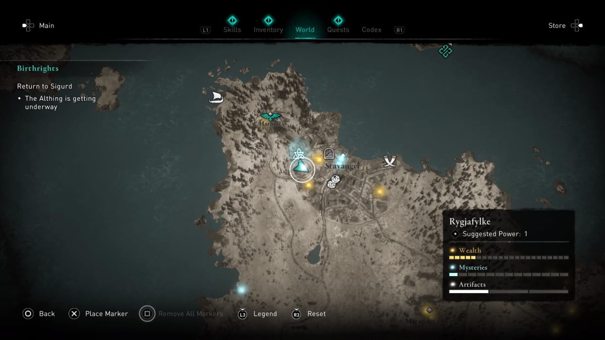 Assassin's Creed Valhalla - Onde encontrar os artefatos Rygjafylke