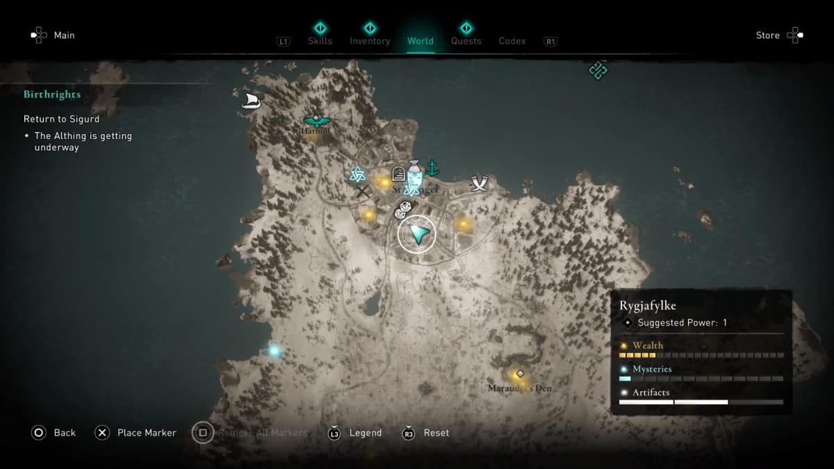 Rygjafylke Hoard Map location: Assassin's Creed Valhalla guide
