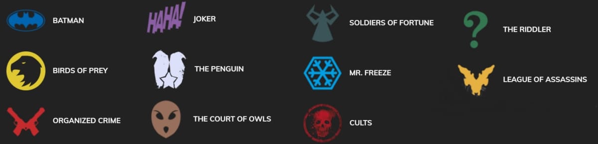 BMG 3E Factions