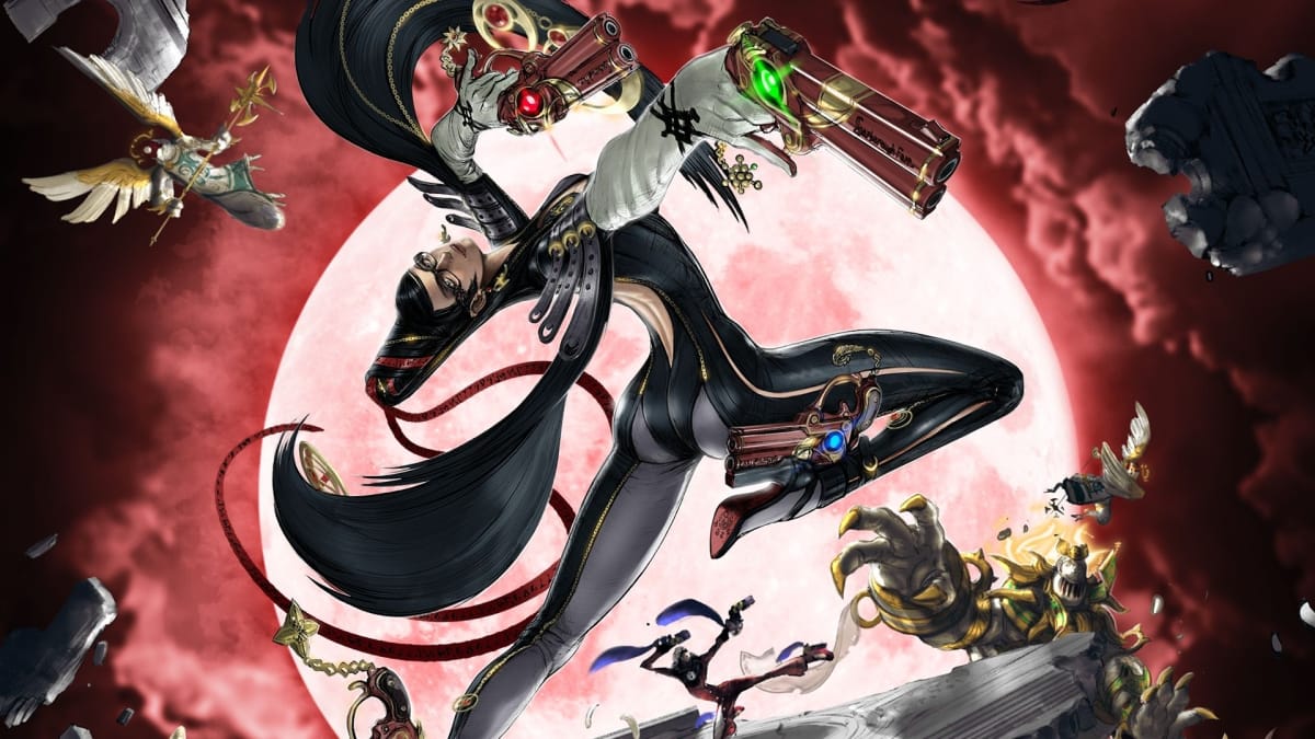 Bayonetta, as she appears in the first game in the series