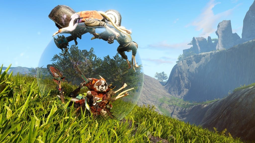 A shot from upcoming open-world RPG Biomutant