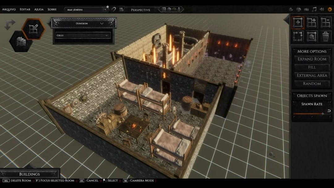 A screenshot showing a location being made with Black Box Map Maker