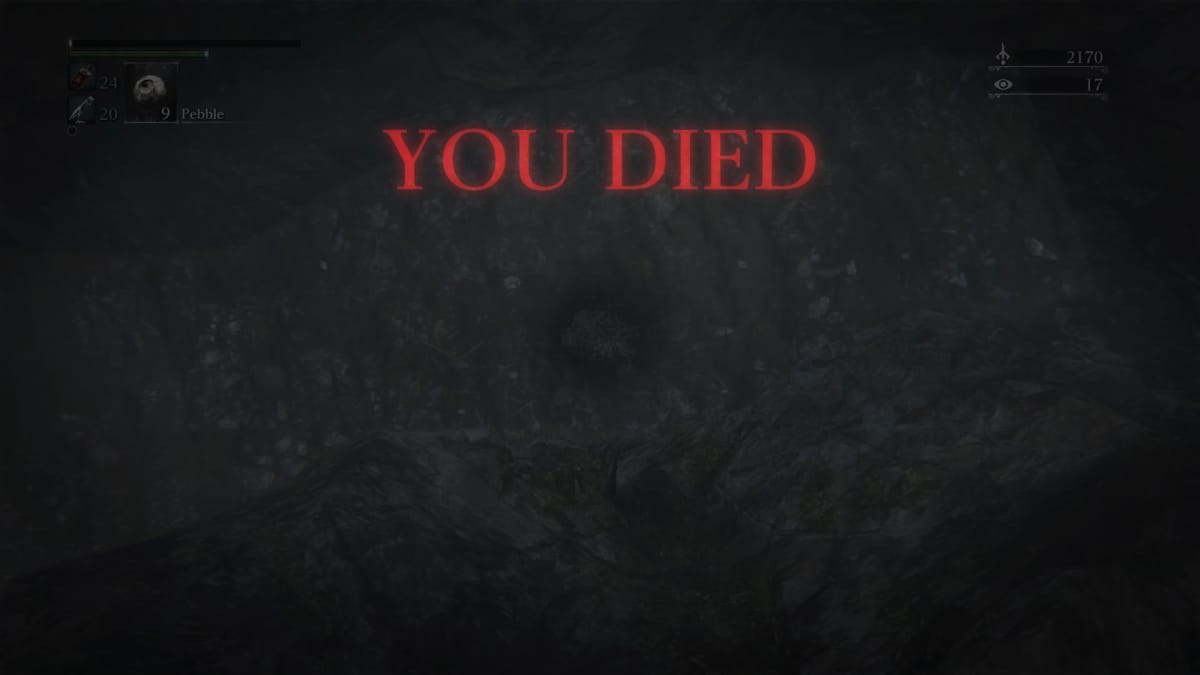 Bloodborne Difficulty Game Over