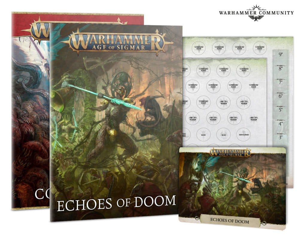 Box Contents for Warhammer Echoes of Doom. Image: Games Workshop