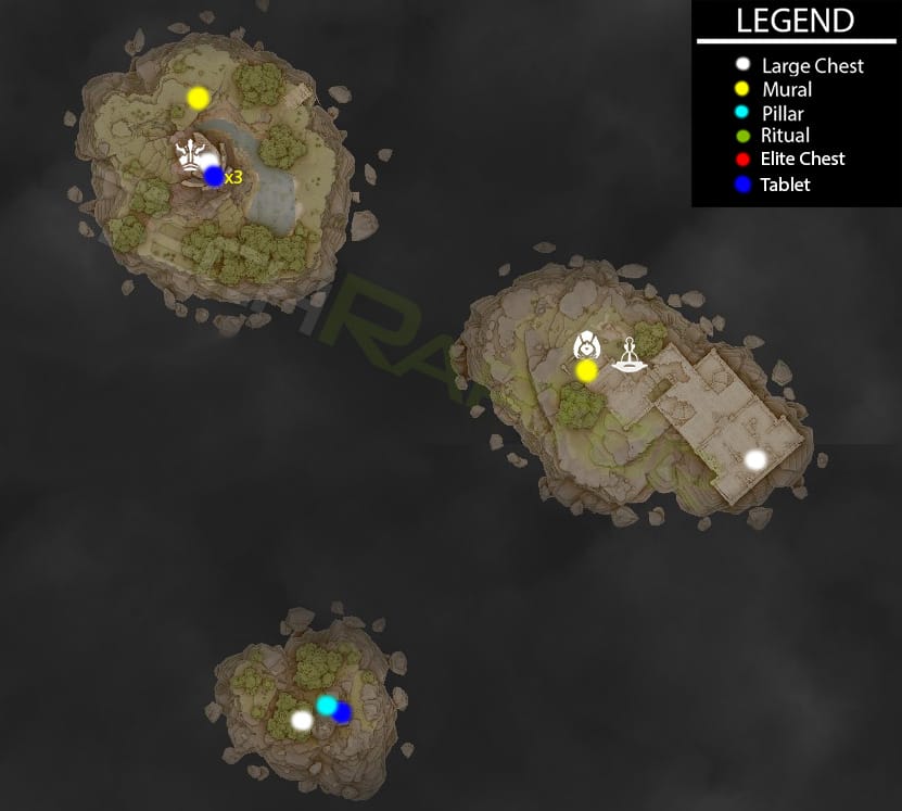 Broken Valley - Island of Flame Battle, Kitash and Hermit's Island Maps