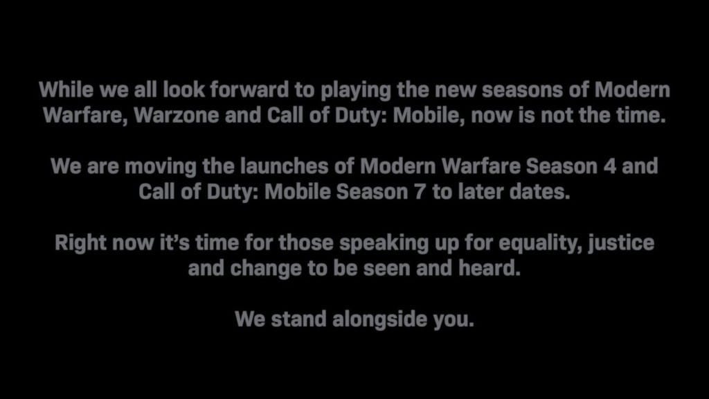 The tweet posted to the official Call of Duty account