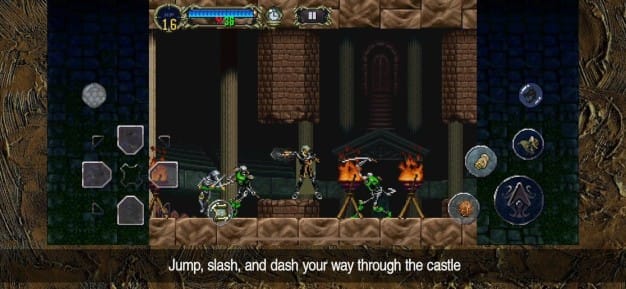 Alucard battles some skeletons in Castlevania: Symphony of the Night