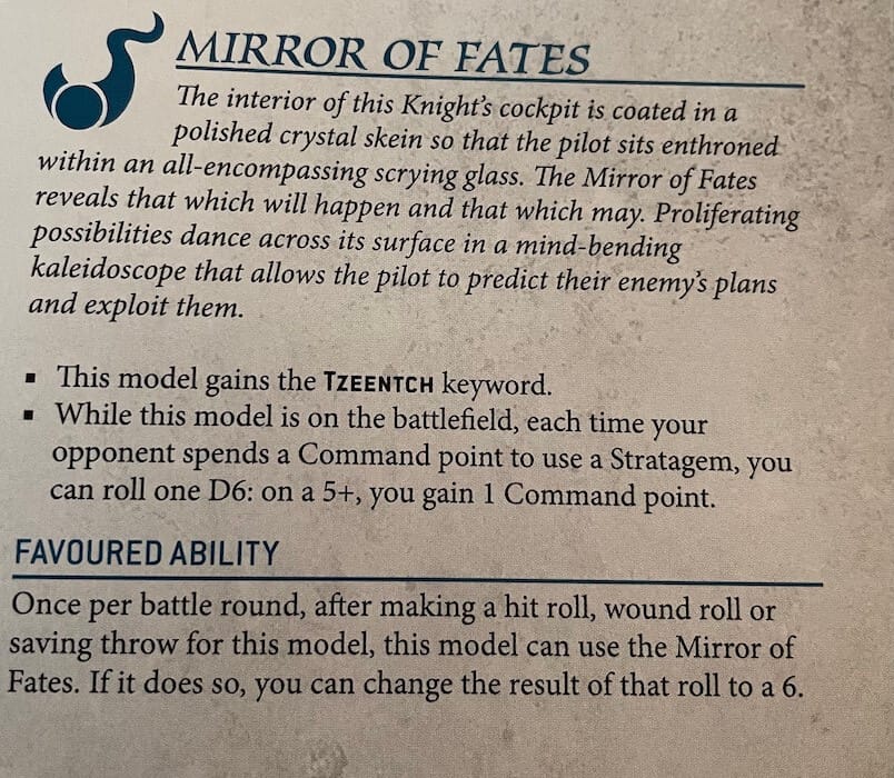 Mirror of Fates adds a niche ability until you start spilling blood, and then it really takes off