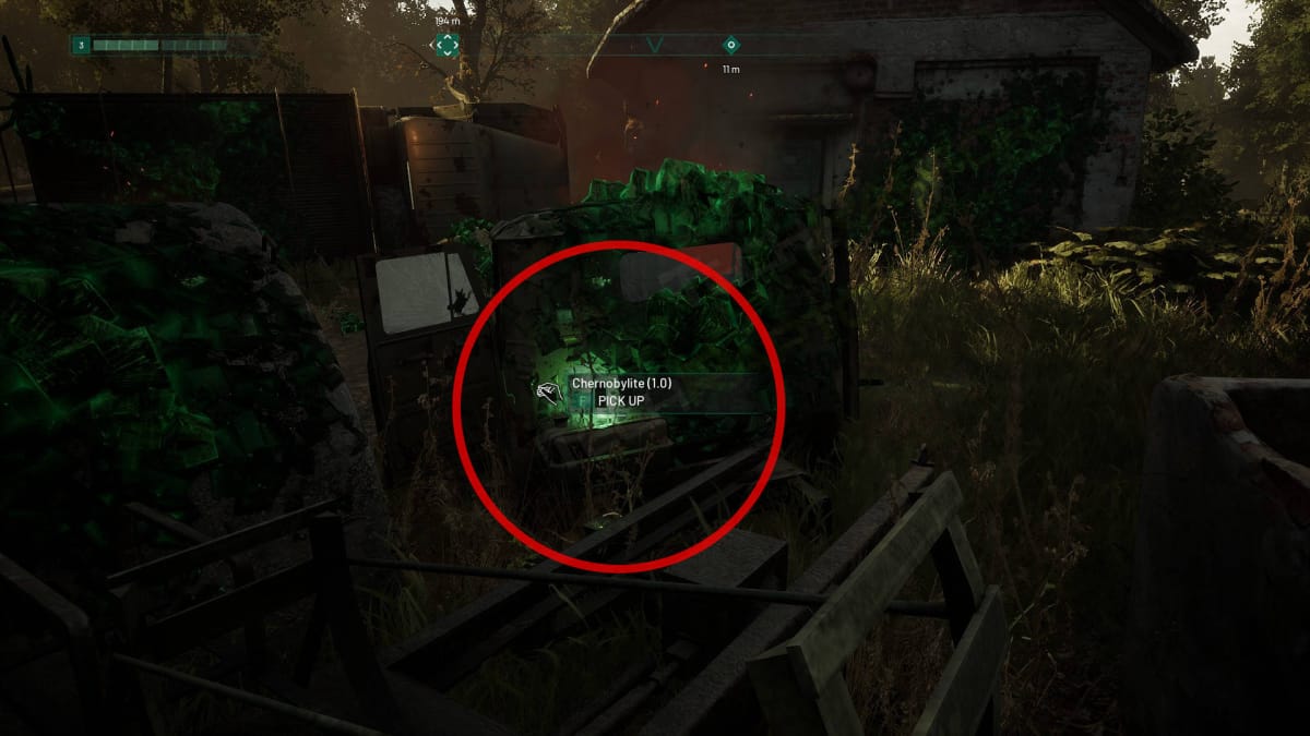 Chernobylite Trapped Soldier Pick Up