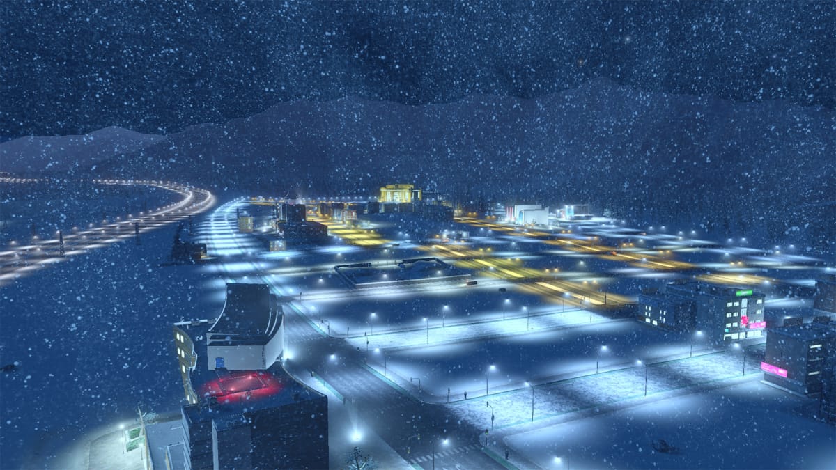Cozy Christmas Games - Cities Skylines Snowfall