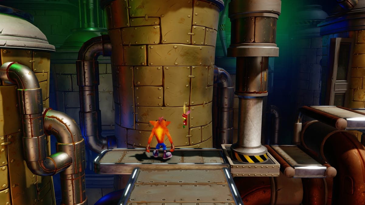 Gameplay screenshot of the Crash Bandicoot Remake