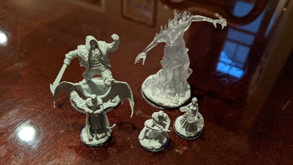 The larger or evil creatures from the Critical Role Unpainted Wave 3 set from Wizkids