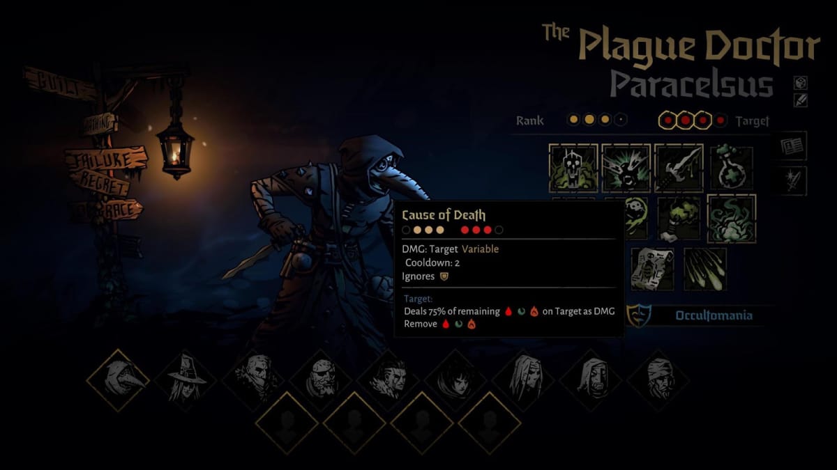 DD2 Plague Doctor Cause of Death