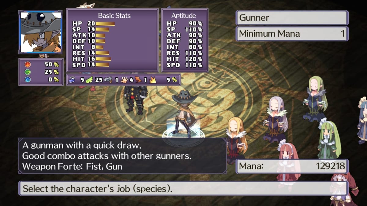 The character customization screen from Disgaea 4.