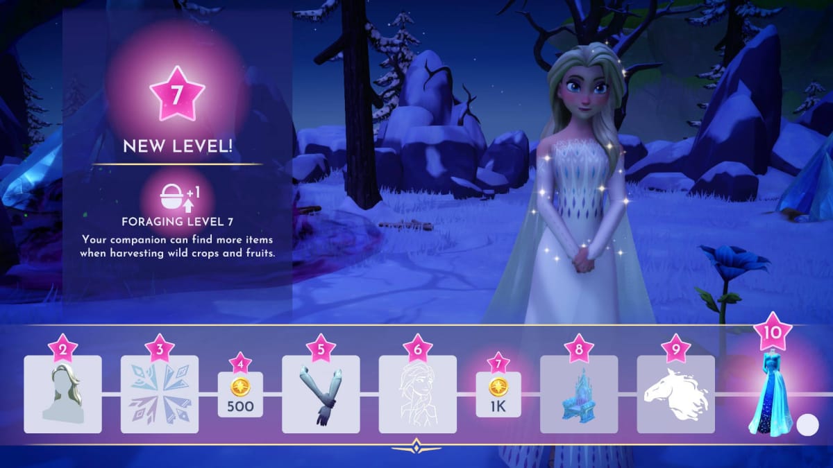 Disney Dreamlight Valley Friendship Guide - Elsa Friendship Level 7