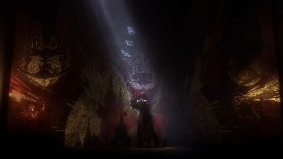 The Dread Wolf Mural in Dragon Age 4