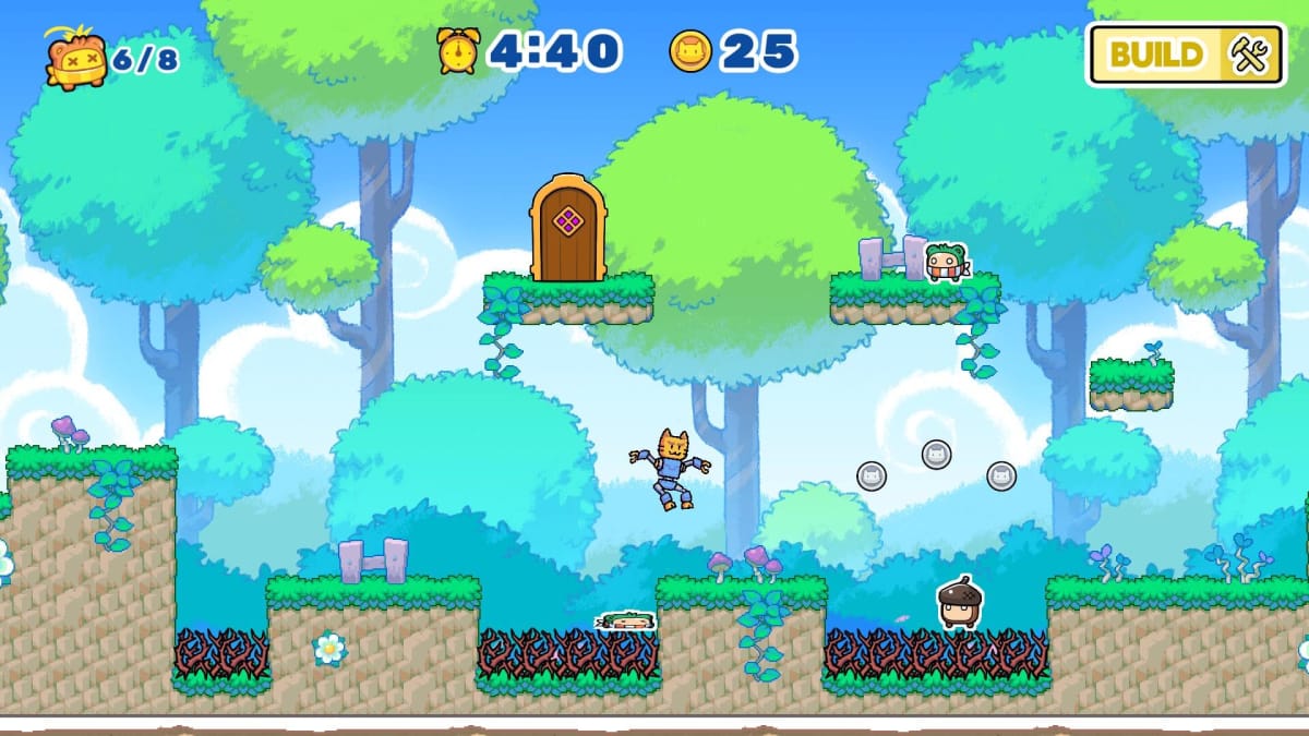 Some of the platforming gameplay in Drawn to Life: Two Realms.