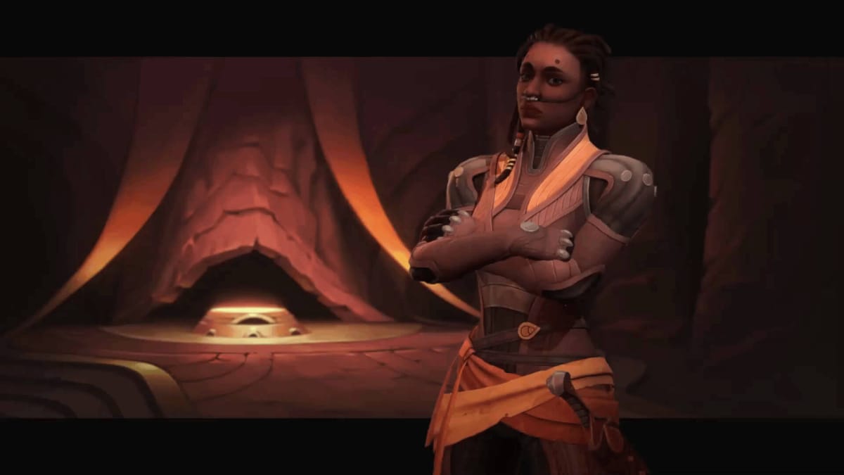 The Fremen leader Liet Kynes in Dune: Spice Wars