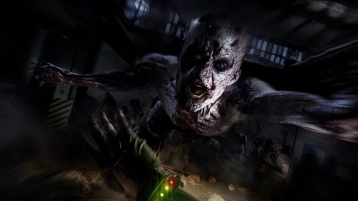 A zombie lunging at Aiden in Dying Light 2