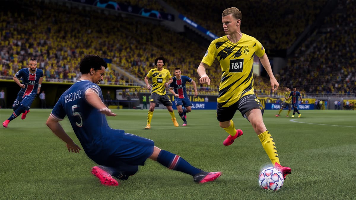 FIFA 21, one of the games for which hackers claim to have obtained data during a data breach