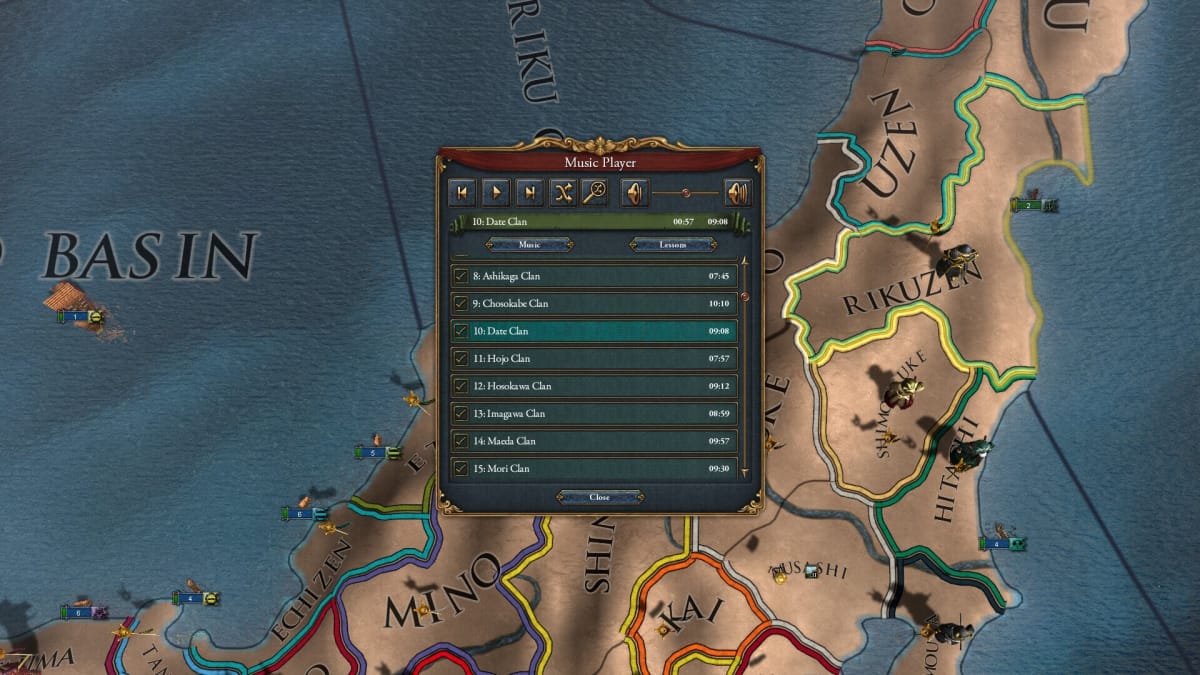 A list of lectures in the new Europa Universalis IV DLC History Lessons