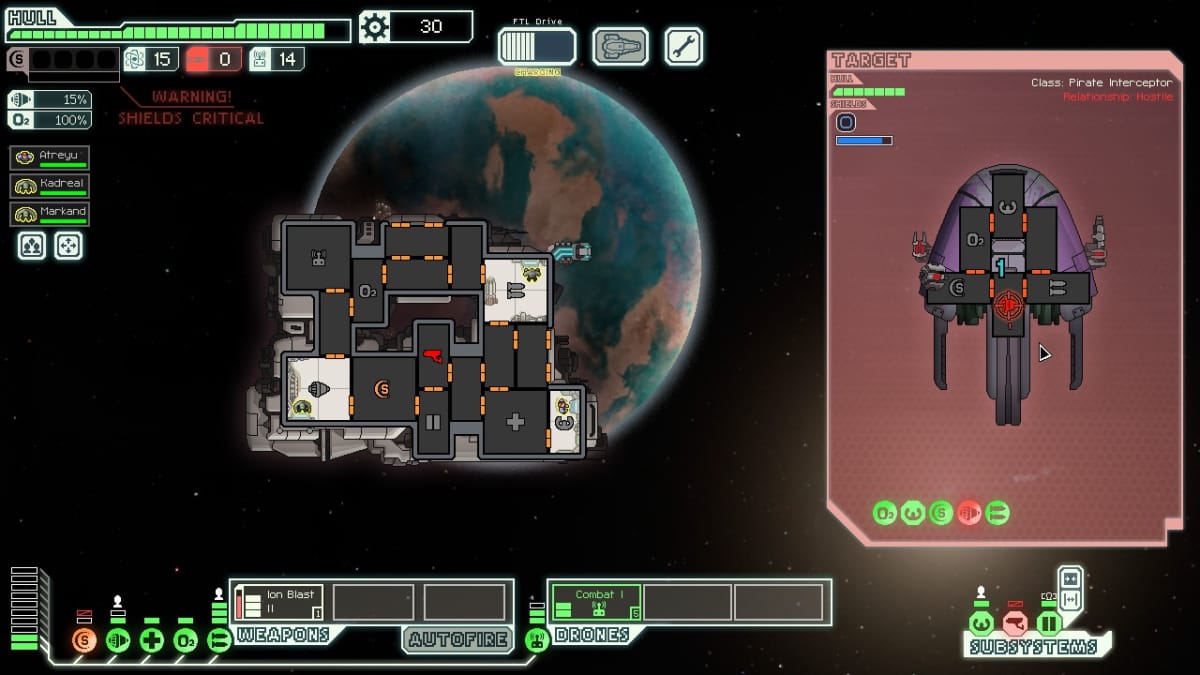 FTL Advanced Edition - Combat Going Poorly