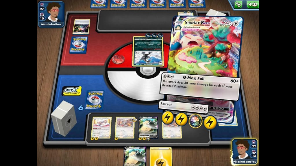 Pokemon TCG Online, a digital variant of the card game