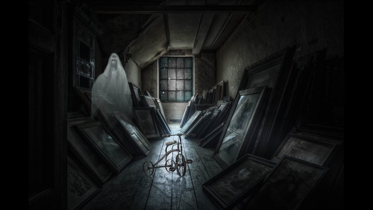 Fantasy Horror Tabletop RPGs ghost attic