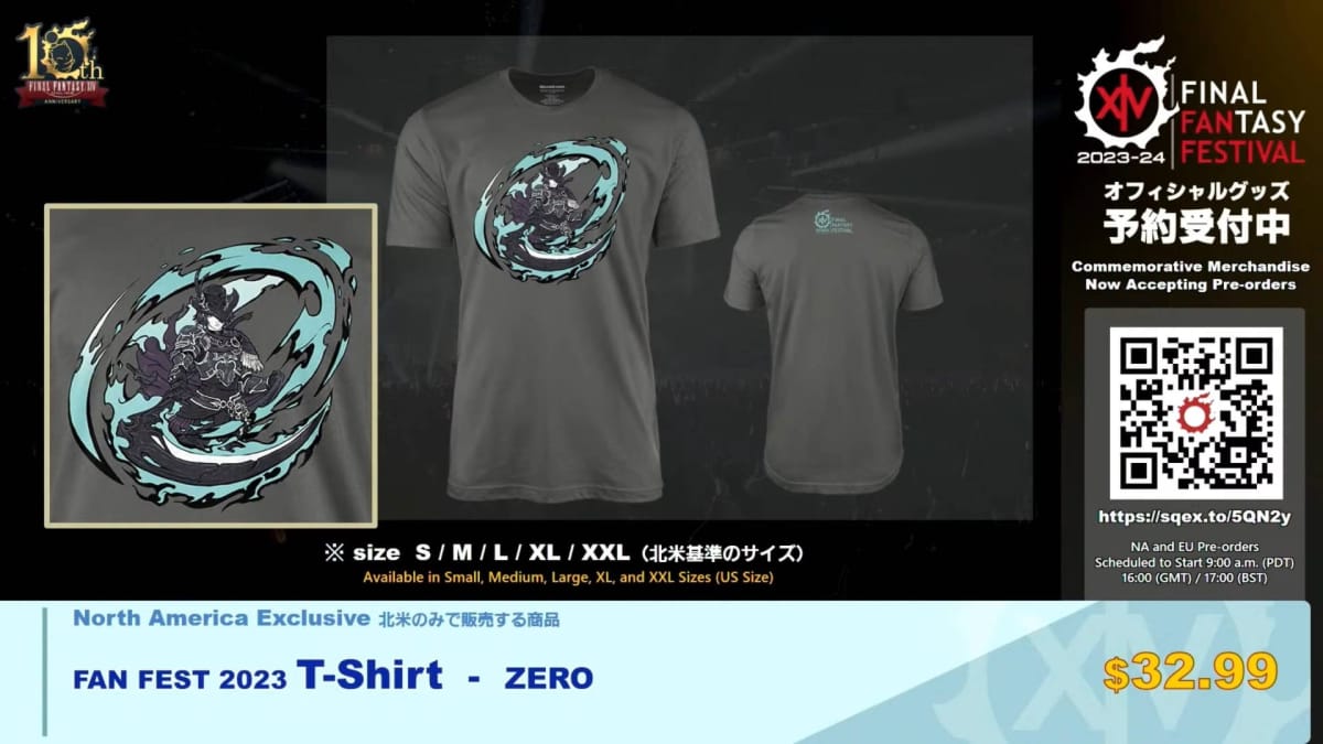 Final Fantasy XIV Fan Festival Merch T-Shirt
