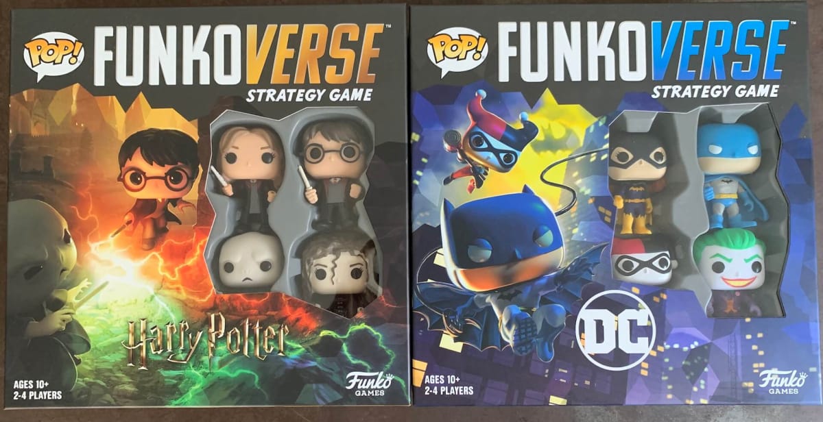 The two base boxes from the Funkoverse Strategy Game