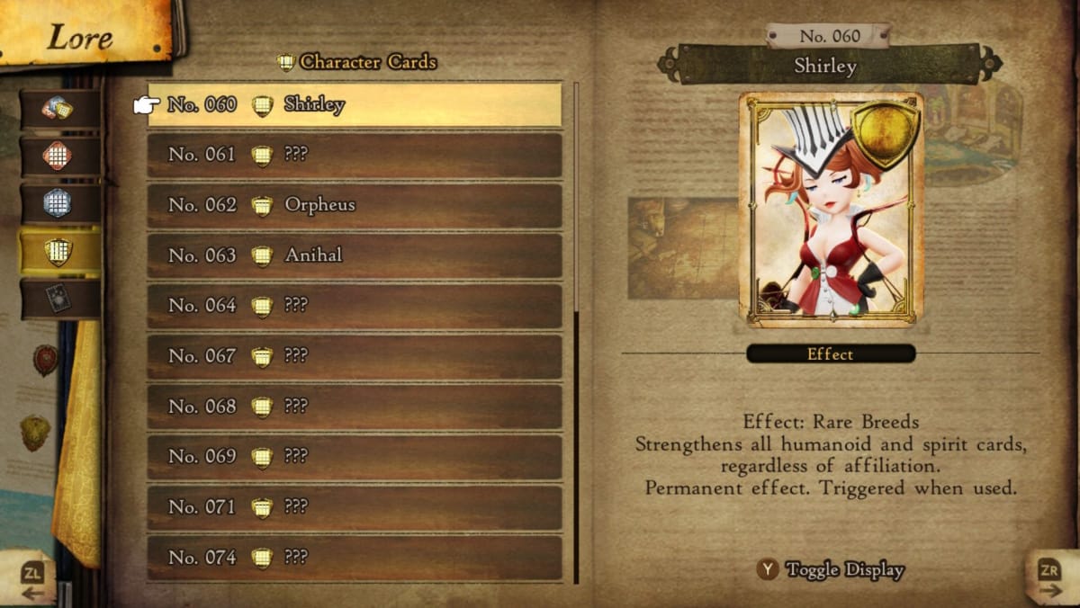 Bravely Default 2 Shirley Card