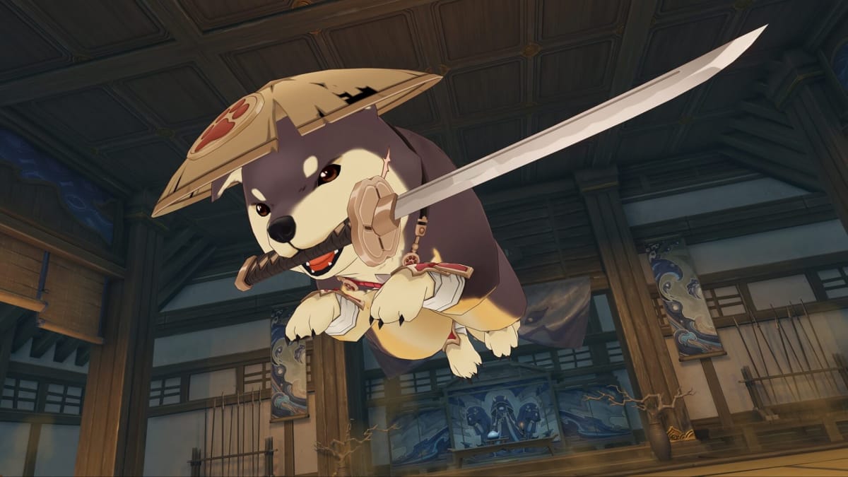 The new warrior dog leaping forth in Genshin Impact 2.3
