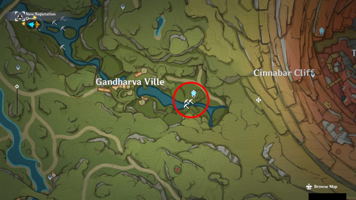 Gandharva Ville Kalpalata Lotus Map Circled