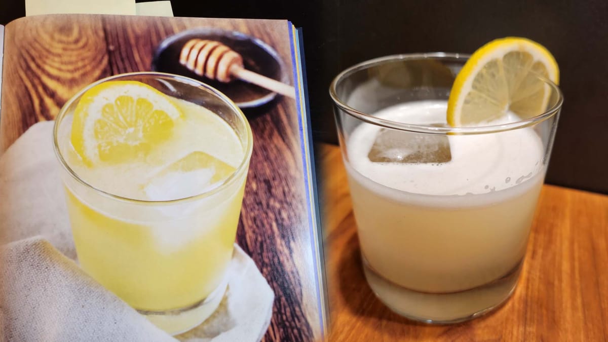 The honeyed spirits cocktail from the God of War cookbook.