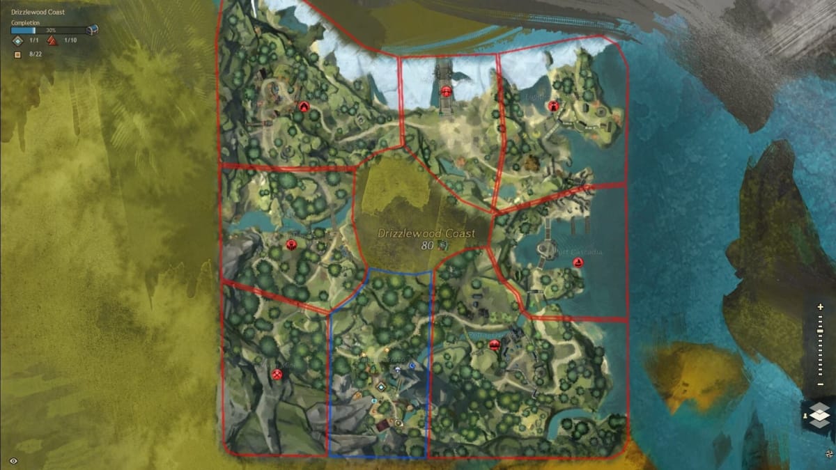 Guild Wars 2 - Icebrood Sage Episode 3 Map