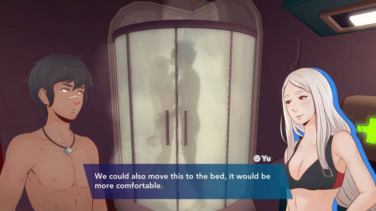 Haven Review - Yu and Kay in the shower