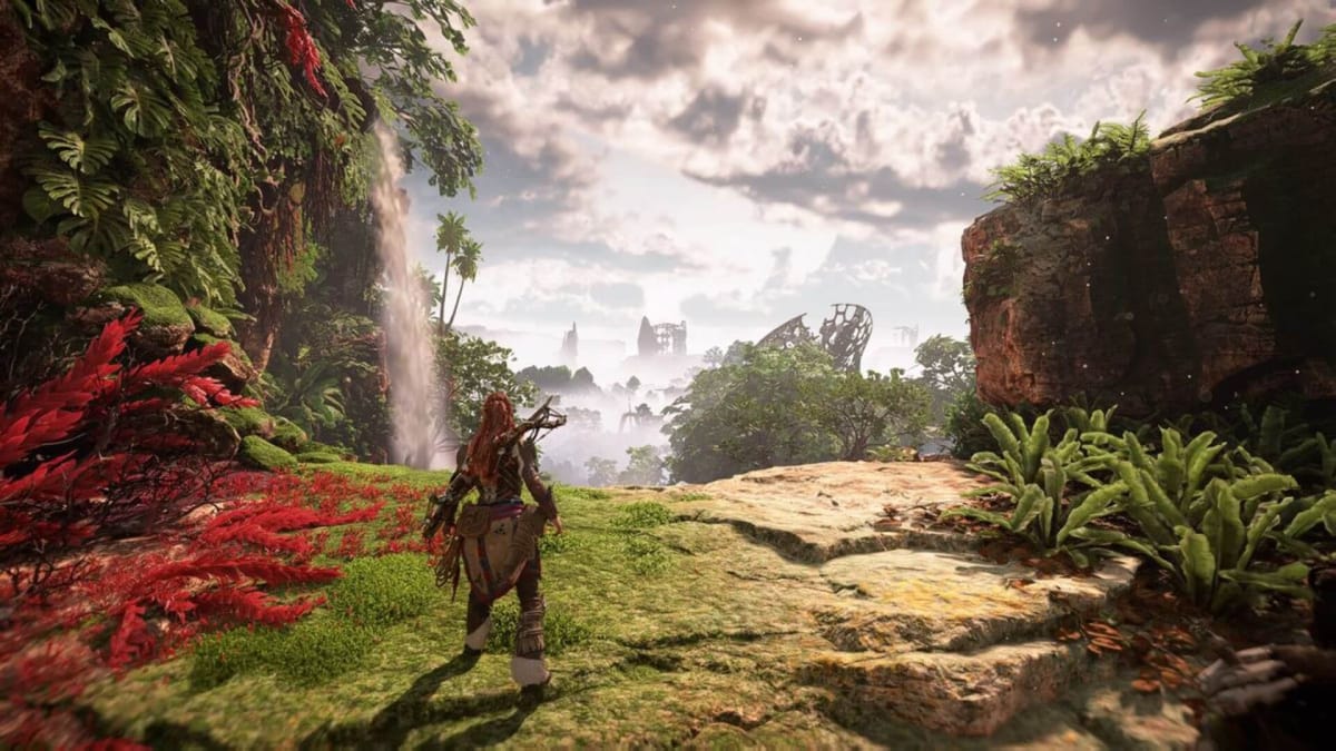 A second gameplay screenshot from Horizon Forbidden West.