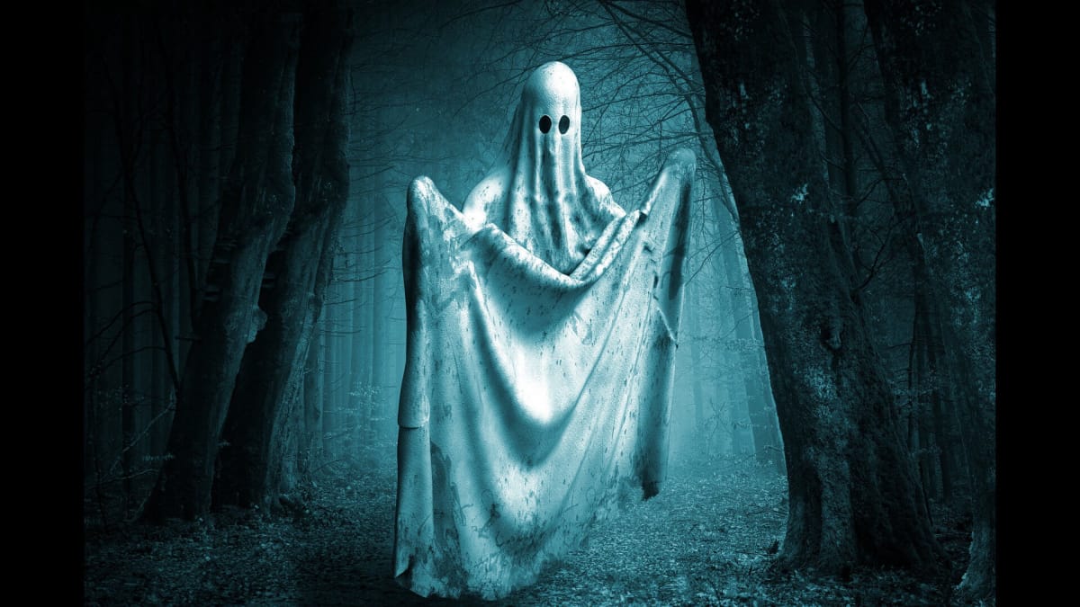 Horror Tabletop RPGs bedsheet ghost