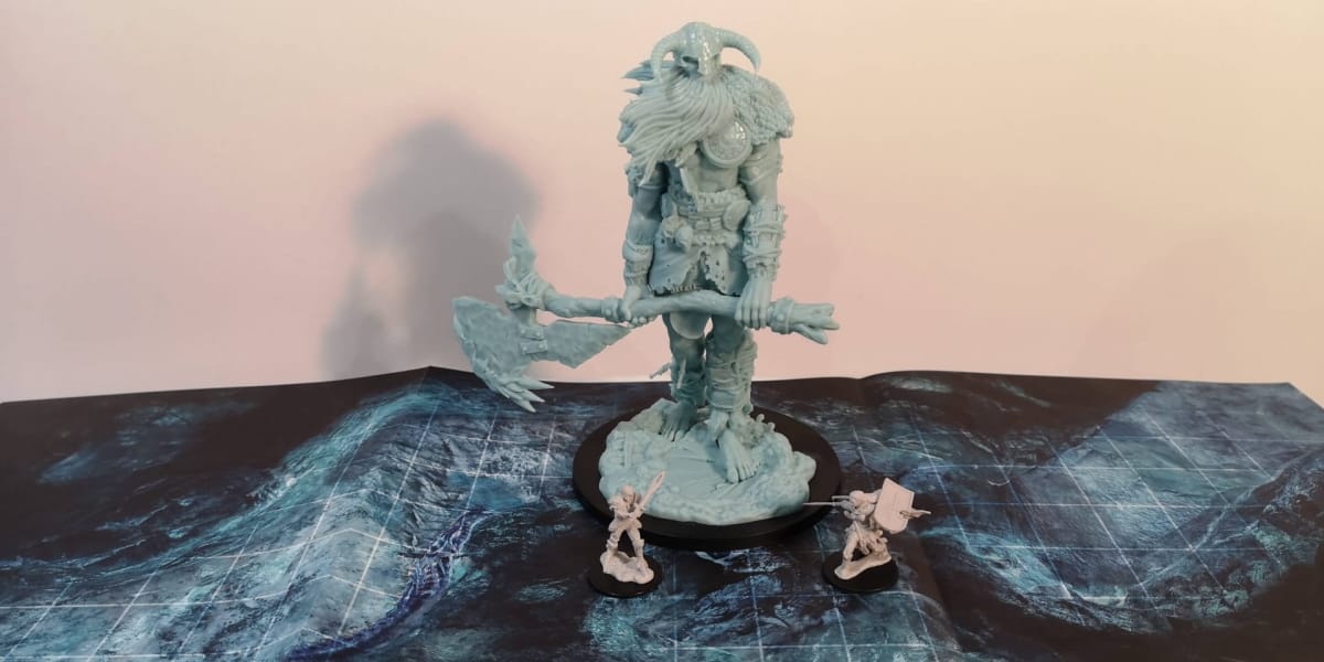 Epic Encounters Caverns of the Frost Giant miniature.